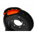 Putekļu nosūcēja pārsegs 180/230 mm slīpmašīnai 180 mm diskiem Kraft&Dele (KD1976)
