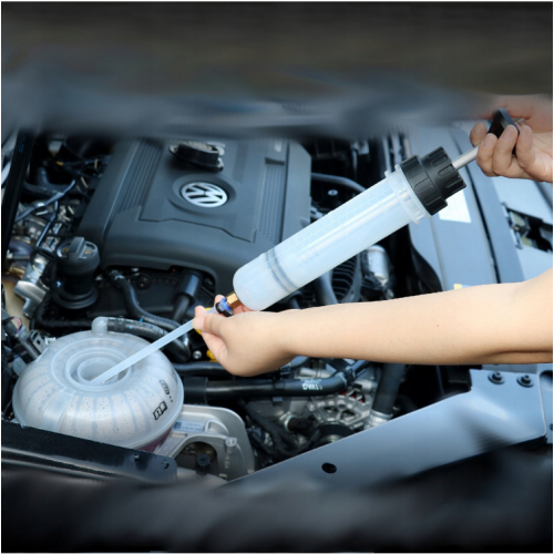 Šļirce eļļas šķidruma sūknis darba šķidrumiem 200 ml. (KD3575)