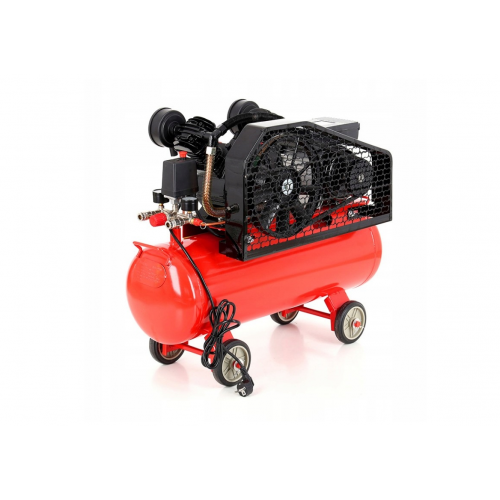 50L eļļas kompresors 2,8kW / 8bar 2 virzuļi + Dāvana (KD403+KD412)