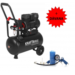 Bezeļas Kompresors 24l 1450w 2800 Apgr./min Jaudīgs (KD4081)