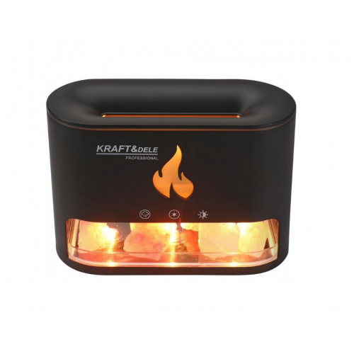Gaisa mitrinātājs ar liesmas efekts, sāls difuzors no KRAFT&DELE (KD4117)