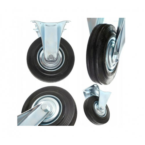 5 collu universāls ritenis 125 mm skapja ratiņiem, nerotējošs 125 mm. (KD468)