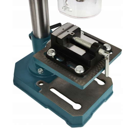 Indukcijas galda kolonnu urbjmašīna 1550W + regulējamas skrūvspīles. (KD510)