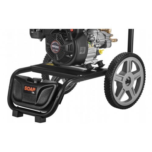 Benzīna augstspiediena mazgātājs 360 bāri 7 zs sprauslas 660 l/h jauns (KD5370)