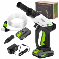 Akumulatora tīrītājs 300W 21V 3Ah ar ūdens šļūteni un putošanas funkciju (KD5374)