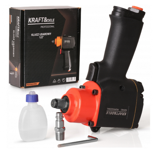 Pneimatiskā triecienskrūvgrieža uzgriežņu atslēga 850–1100 Nm. 1/2 collas riteņu uzgriežņu atslēgai.(KD5463)