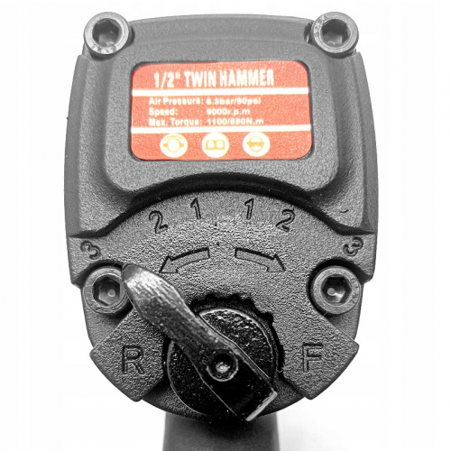 Pneimatiskā triecienskrūvgrieža uzgriežņu atslēga 850–1100 Nm. 1/2 collas riteņu uzgriežņu atslēgai.(KD5463)