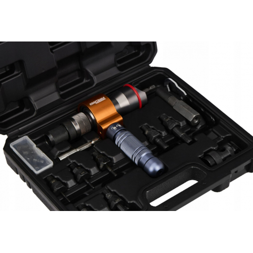 Kniedēšanas uzgriežņu instruments, kniedēšanas uzgriežņu adapteris, 3-in-1 M3-M12 skrūvgrieža adapteris  Kraft&Dele (KD5470)