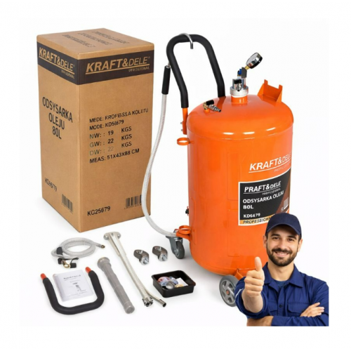 Eļļas sūknis 80 l 6,5 l/min Cieta viela Kraft&Dele (KD5679)