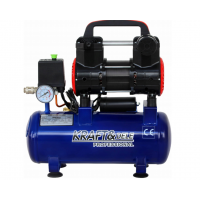 Bez eļļas kompresors 9L 230V 1200W 2850 apgr./min KLUSS, IZTURĪGS, JAUDĪGS, MOBILS(KD4090)