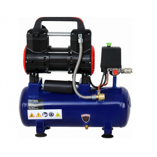 Bez eļļas kompresors 9L 230V 1200W 2850 apgr./min KLUSS, IZTURĪGS, JAUDĪGS, MOBILS(KD4090)
