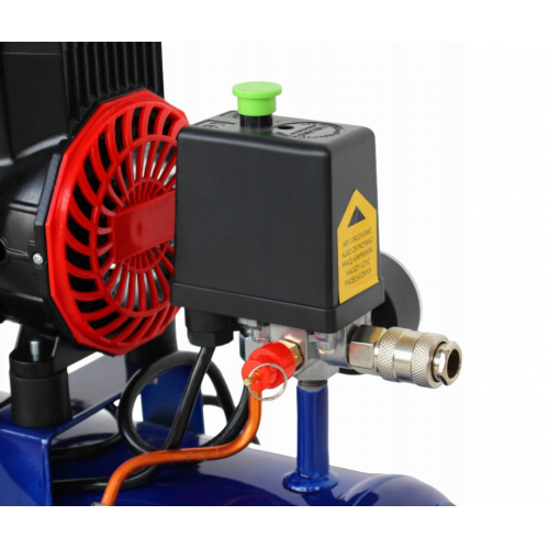 Bez eļļas kompresors 9L 230V 1200W 2850 apgr./min KLUSS, IZTURĪGS, JAUDĪGS, MOBILS(KD4090)