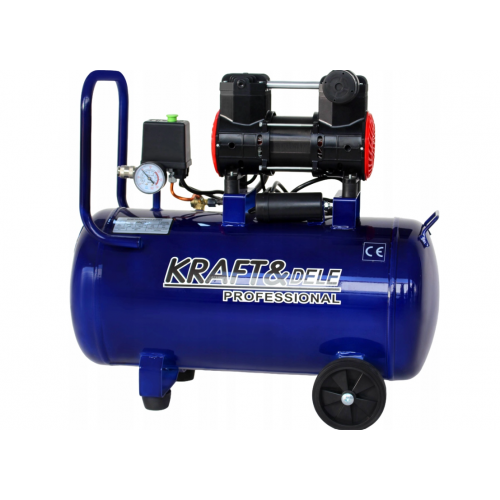 Kompresors bez eļļas 50L 1500W 230V 2800 apgr./min. Kluss krāsošanai 8bar 75 dB(KD4092)