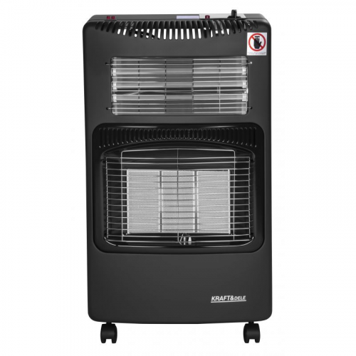 Gāzes sildītājs 1500/2750/4200W un elektriskais sildītājs 1200W 2 vienā KD6531