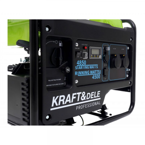 Invertora ģenerators vienfazes,  4,5 kW / 4,85 kW no Kraft&Dele  (KD688)