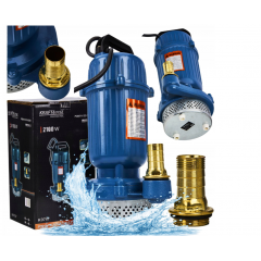 Iegremdējamais sūknis tīram un netīram ūdenim, septiskajām tvertnēm un kanalizācijai, 1600 W, 12 500 l/h, Kraft&Dele (KD767)