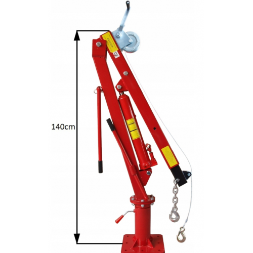 HDS Celtnis 450kg auto pacēlājs + vinčā - grozāms 360 , 0-205cm (MT12102)