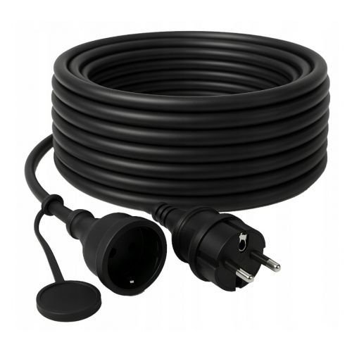 30M DĀRZA BŪVNIECĪBAS PAGARINĀTĀJA VADA 3X2.5 ZĀLES PĻĀVĒJA TRIMMERA STRONG MELNS. (OD030E)