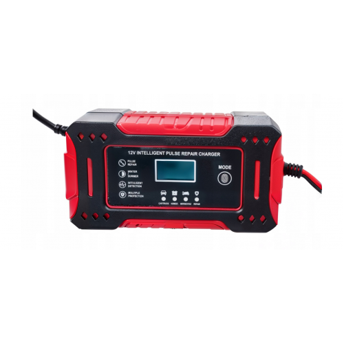 AUTO MIKROPROCESORA AKUMULATORA TAISNRAKSTS 12V 6A LCD LĀDĒTĀJS. (OD2212)