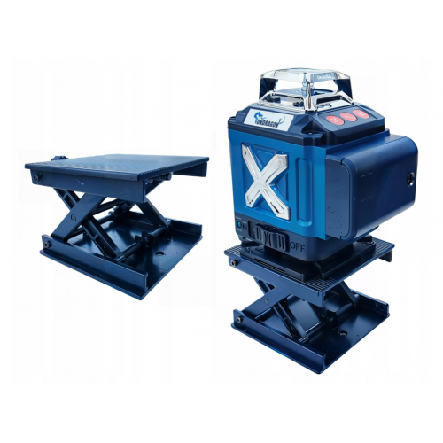 Lāzera līmeņrādis Krustveida lāzers Zaļš Pašlīmeņojošs 4D 360 2 Baterijas.(OD2221)