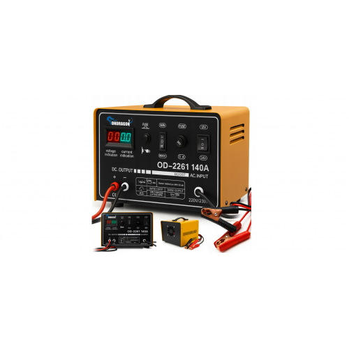 12/24V automašīnas taisngriezis ar starteri uzlādes jaudai 140A LCD (OD2261)