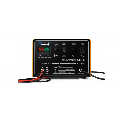 12/24V automašīnas taisngriezis ar starteri uzlādes jaudai 140A LCD (OD2261)