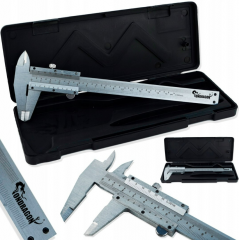 Bīdmērs 0–150 mm, analogs, manuāls, ar korpusu (OD7007)