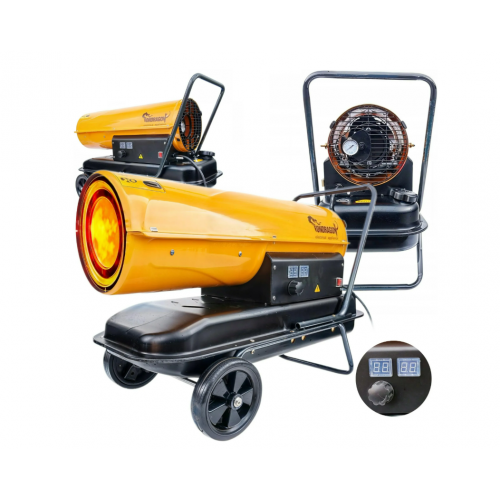 Dizeļdegvielas  sildītājs + eļļa ar LCD displeju un iebūvētu termostatu 40kW (OD9102)