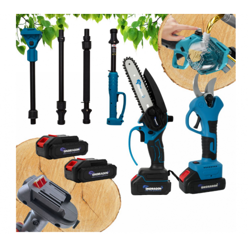 6 COLLU AKUMULATORA ZĀĢIS + ATKARĪBAS ŠĶĒRES + TELESKOPISKĀ ROKA 2M 2X36V KOMPLEKTS.(OD9140)