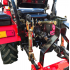 Mini traktors Rider ar aktīvo kultivatoru (R-1500)