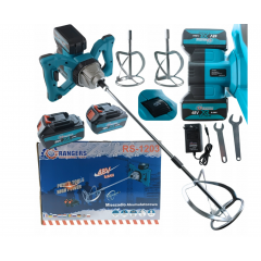 Bezvadu mikseris 48 V, 2 akumulatori 5,0 Ah + 2 mikseri. (RS1203)