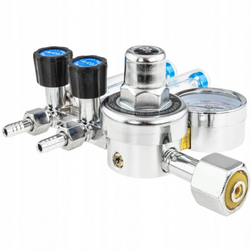 CO2 REDUCĒJS / ARGONA ROTAMETRS x 2 MIG TIG MAG AR.(V02070)