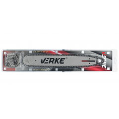 Motorzāģa sliede, vadotne + 2 ķēdes  14", 3/8", 1,3 mm, 52 VERKE V90443