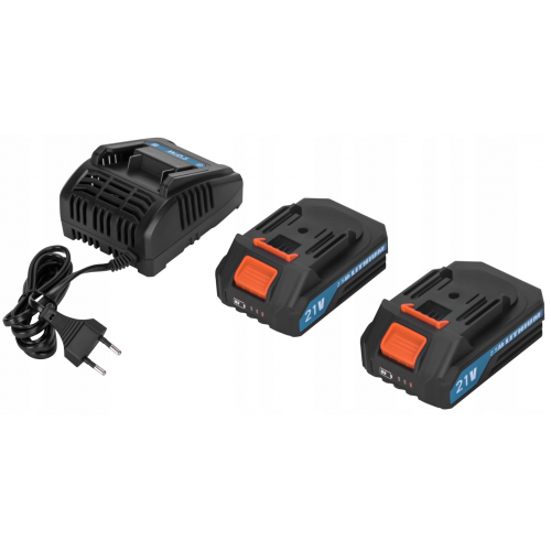 VIBRĀCIJAS PIESŪKŅOTĀJS 190 mm 2x2,5 Ah AKUMULATORS 21 V LĪDZ 80 KG KOFARSS.(WDS2694)