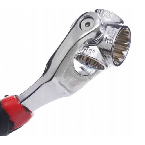 universāla daudzfunkcionāla uzgriežņu atslēga ar 360 grādu rotāciju 48 in 1 Kraft&Dele(kd10441)