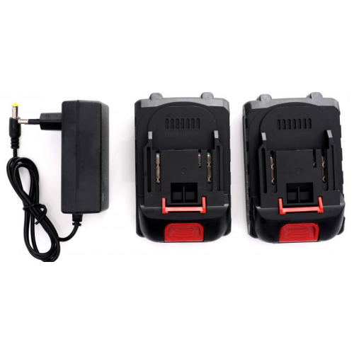 Mini akumulatora ķēdes zāģis 6" 2x21V 2.0Ah (KD10646)
