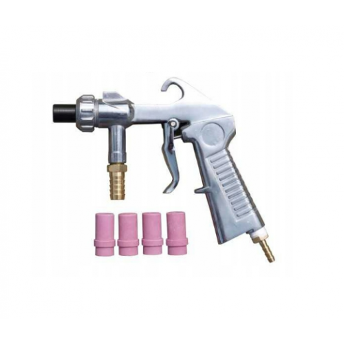 Pneimatiskā smilšu strūklas pistole + 4 sprauslas Kraft&Dele ( KD10794 )