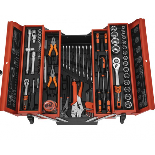 Instrumentu komplekts, 85 daļu instrumentu kaste (KD11358)