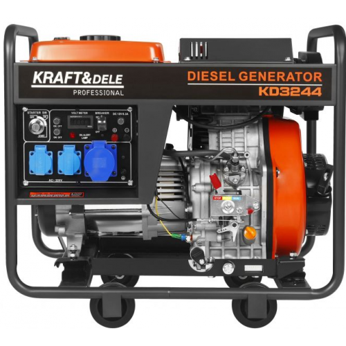 Ģenerators 230V 32A 7KW DĪZELIS (KD3244)