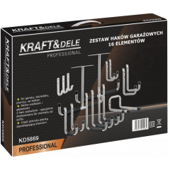 16 daļu garāžas āķu komplekts (KD5869)