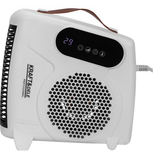 Ventilatora sildītājs, elektriskais sildītājs 2000 W + tālvadības pults (KD6519)