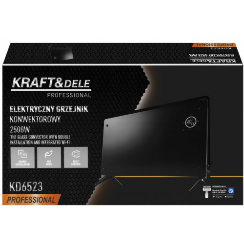 Elektriskais konvektora sildītājs ar Wi-Fi 2500W (KD6523)