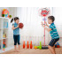 Bērnu basketbola un loka šaušanas komplekts - bumba, statīvs, grozs, loks u.c. (00011466)