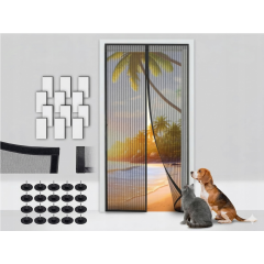 Magnētiskais moskītu tīkls durvīm 100 x 210 cm no Maltec (00018602)