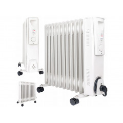 Eļļas sildītājs 2500 W, 11 ribas 49 x 24 x 55 cm Malatec (00021298)