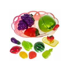 Bērnu augļu un dārzeņu griešanas komplekts grozā (00022576)