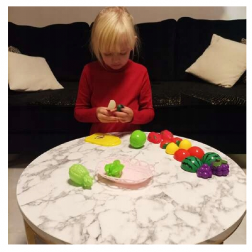 Bērnu augļu un dārzeņu griešanas komplekts grozā (00022576)