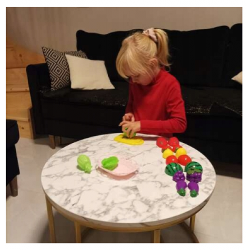 Bērnu augļu un dārzeņu griešanas komplekts grozā (00022576)