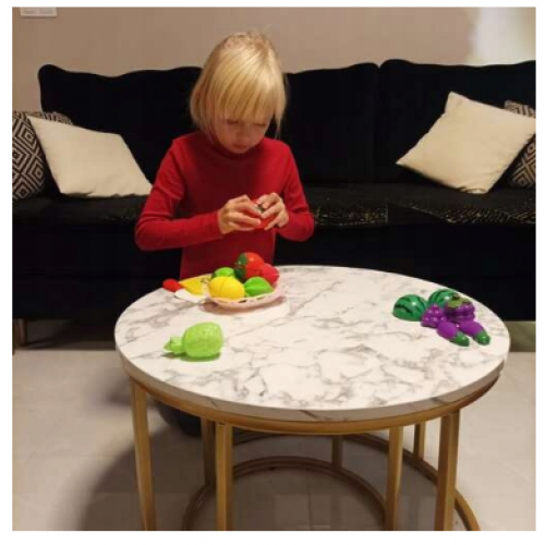 Bērnu augļu un dārzeņu griešanas komplekts grozā (00022576)