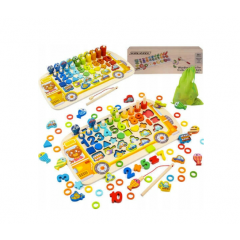 Interaktīvais bērnu koka puzle 6-in-1 (00022636)